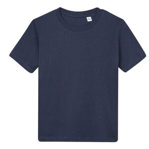 Mantis Childrens/Kids Essential Natural T-Shirt / Navy